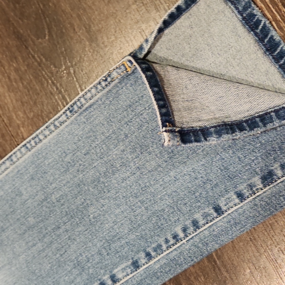 ❤️ GAP MID RISE VINTAGE SLIM JEANS, SPLIT HEM, 4 (27) - Picture 7 of 11